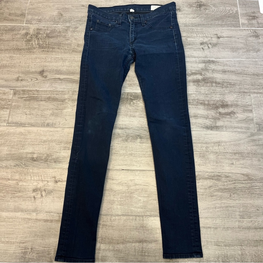 Rag & Bone Jeans Women Sz 27 Legging‎ Stretch Ankle Denim Skinny Pants Dark Wash